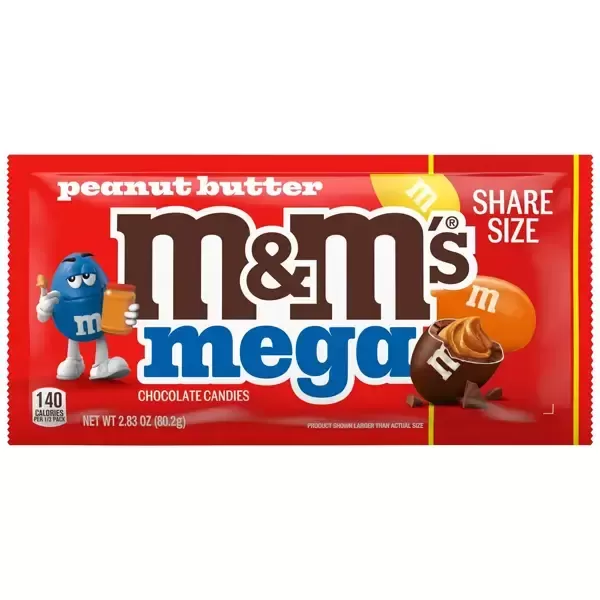 M&M's Mega Peanut Butter Share Size