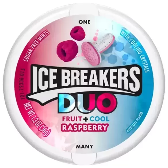 Ice Breakers Duo Raspberry Mints Sugar Free