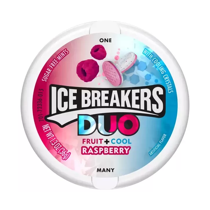 Ice Breakers Duo Raspberry Mints Sugar Free