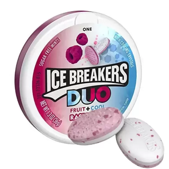 Ice Breakers Duo Raspberry Mints Sugar Free