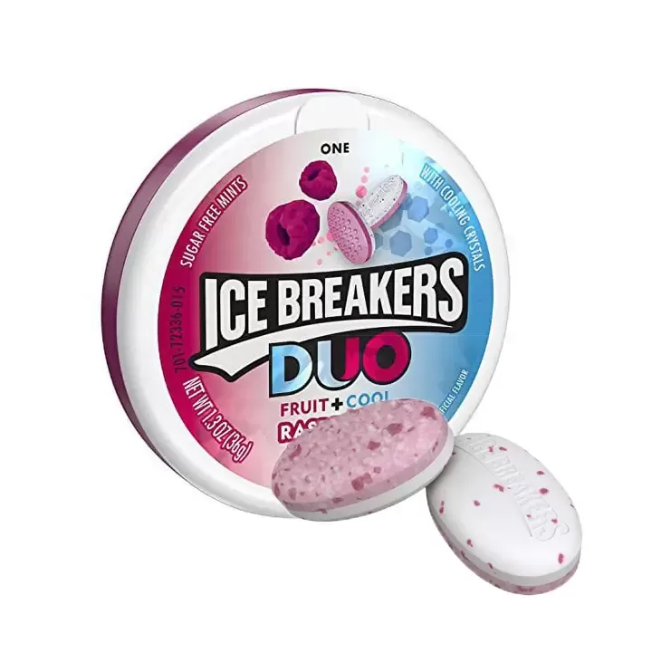 Ice Breakers Duo Raspberry Mints Sugar Free