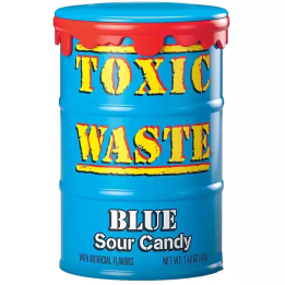 Toxic Waste Blue Sour Candy Drum