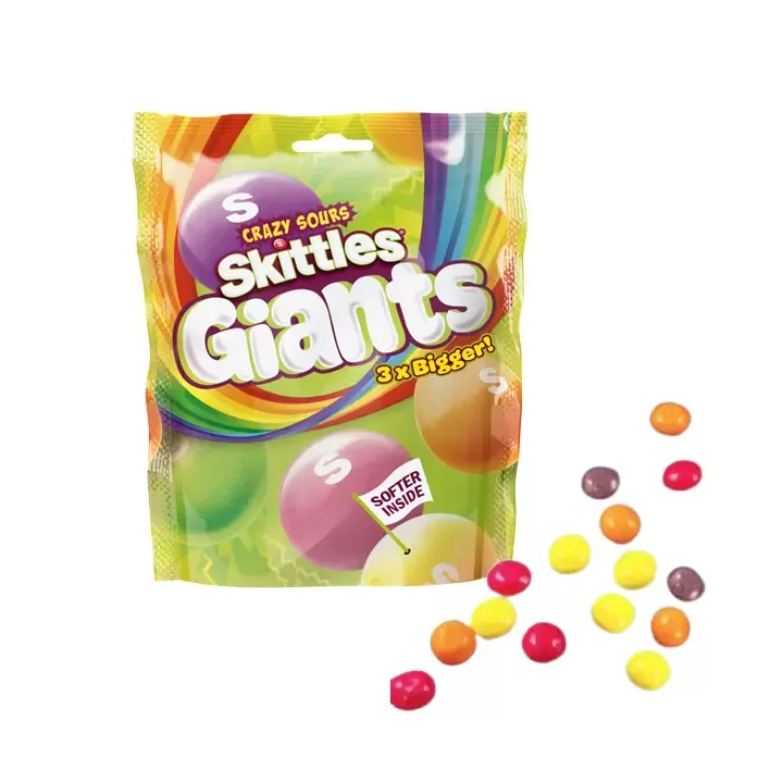 Skittles Giants Crazy Sours 3x Bigger
