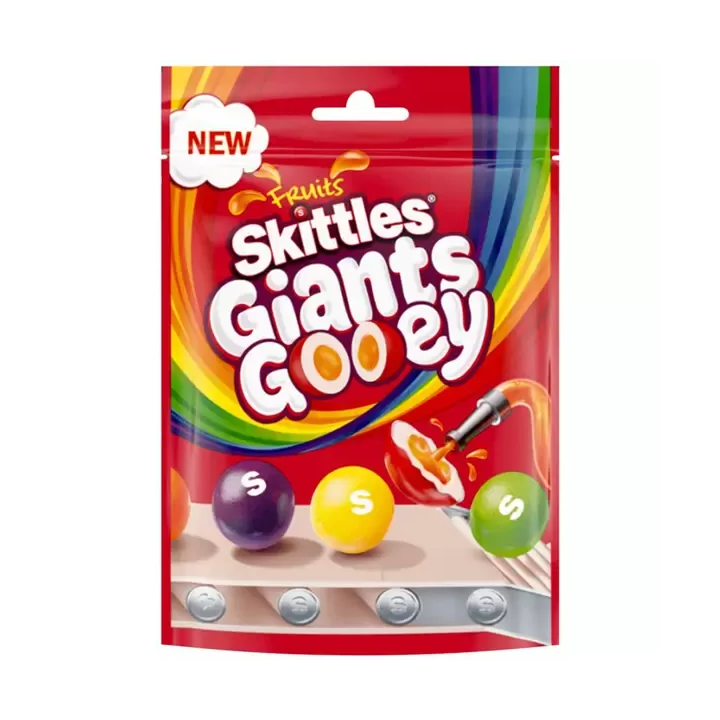 Skittles Giants Gooey Chewy Sweets Fruit Flavoured