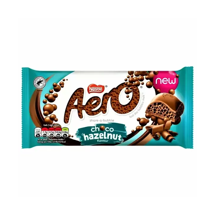 Aero Hazelnut Chocolate Sharing Bar
