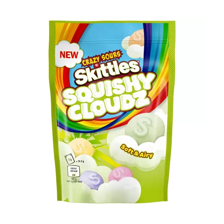 Skittles Squishy Cloudz Crazy Sours