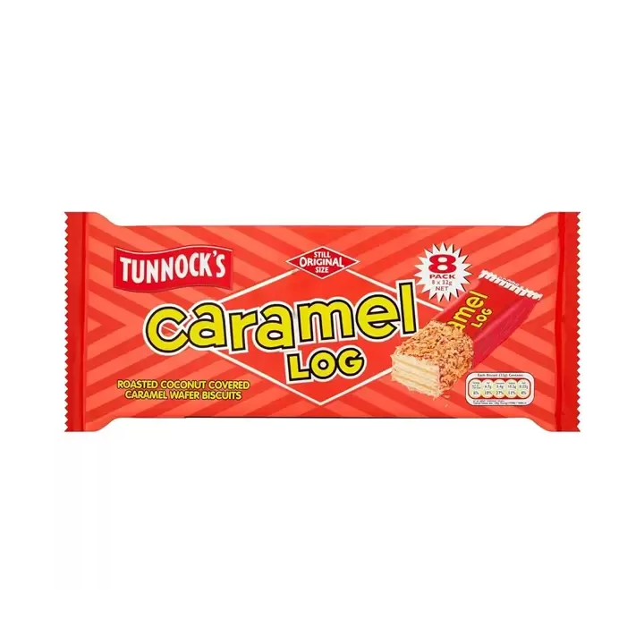 Tunnock's Caramel Log Wafer Biscuits