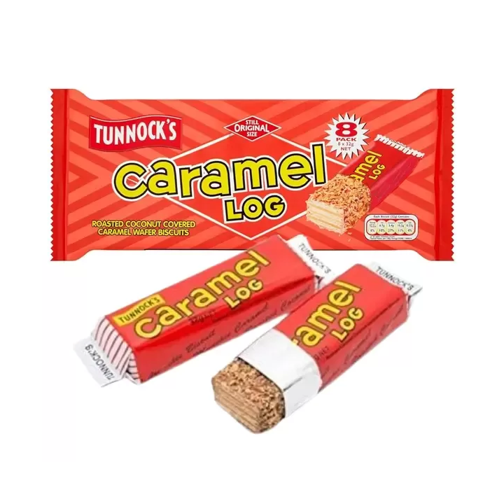 Tunnock's Caramel Log Wafer Biscuits