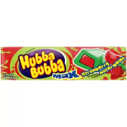 HUBBA BUBBA Max Strawberry Watermelon Bubble Gum