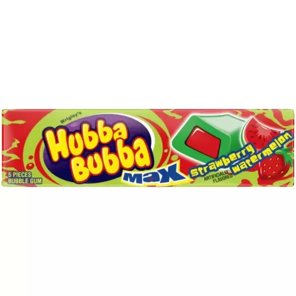 HUBBA BUBBA Max Strawberry Watermelon Bubble Gum