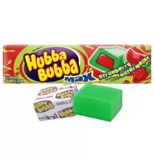 HUBBA BUBBA Max Strawberry Watermelon Bubble Gum