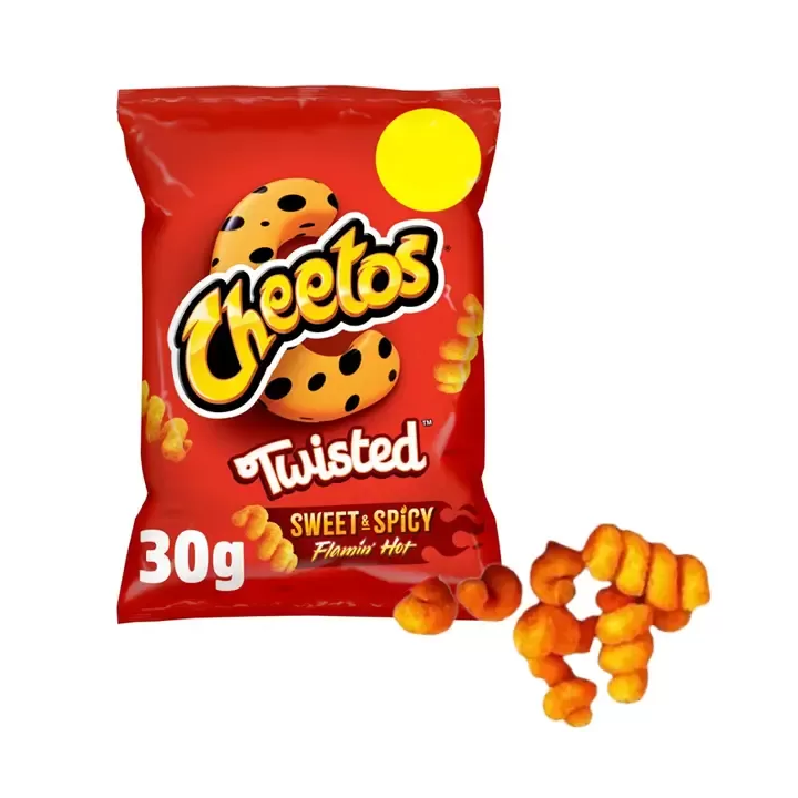 Cheetos Twisted Crisps Sweet & Spicy Flamin' Hot