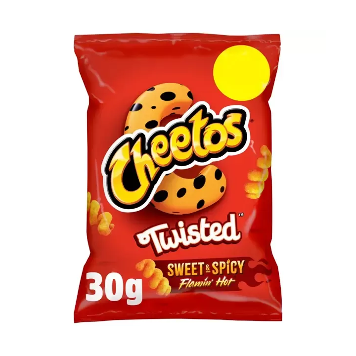 Cheetos Twisted Crisps Sweet & Spicy Flamin' Hot