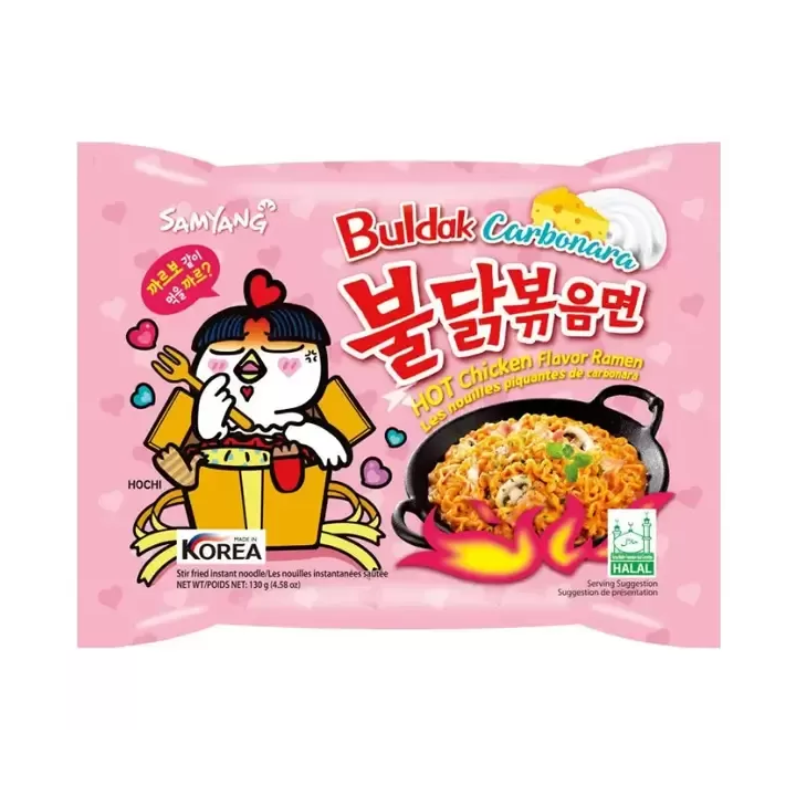 Samyang Carbonara Hot Chicken Flavour Ramen