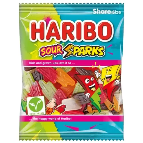 Haribo Sour Sparks Share Size