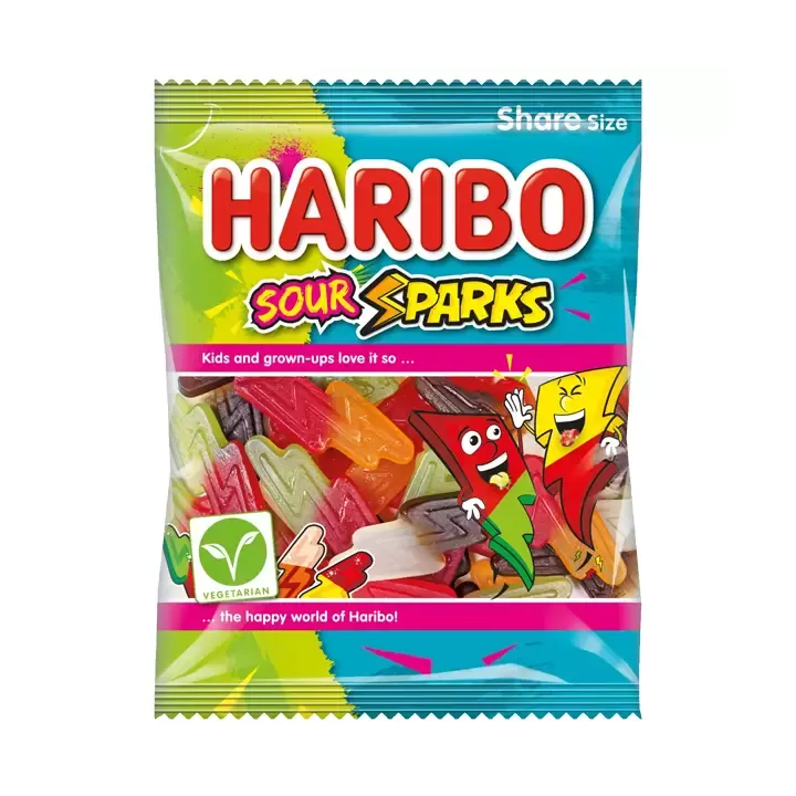 Haribo Sour Sparks Share Size