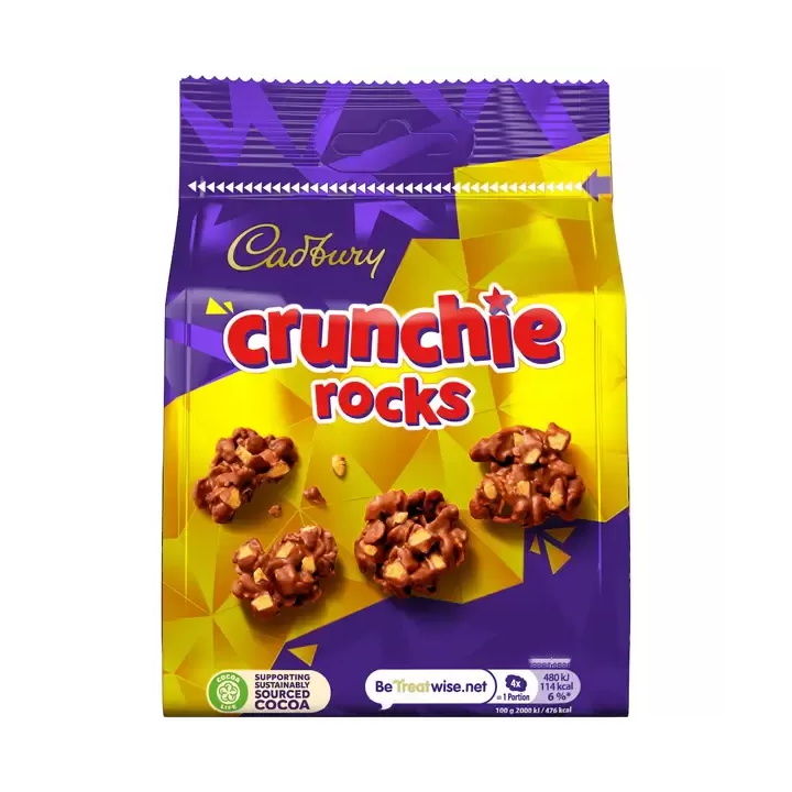 Cadbury Crunchie Rocks Chocolate Bag
