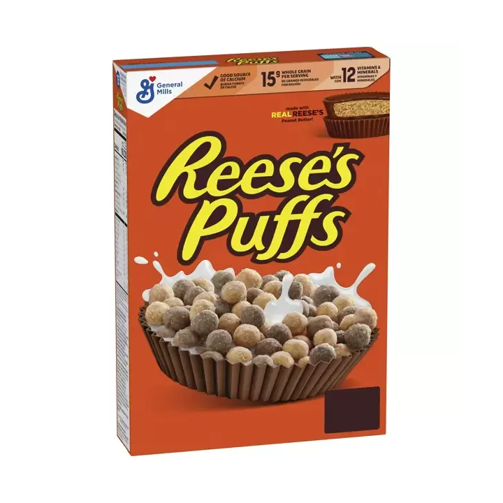 REESE's PUFFS Chocolatey Peanut Butter Breakfast Cereal