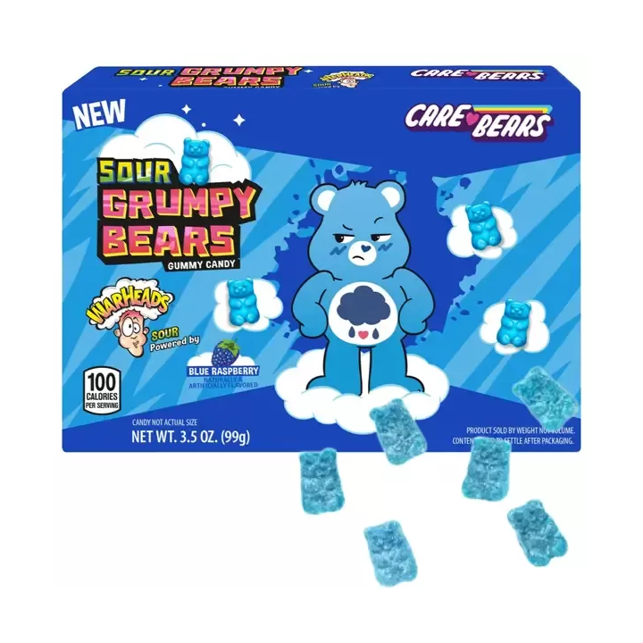 Warheads Care Bears Sour Grumpy Bears