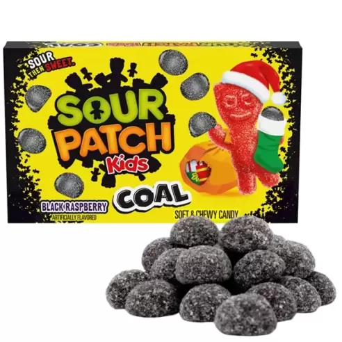Sour Patch Kids Coal Black Raspberry Soft & Chewy Candy