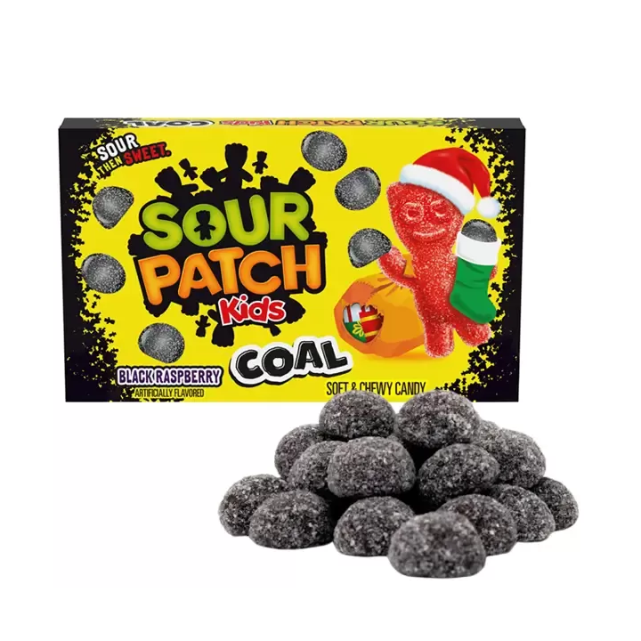 Sour Patch Kids Coal Black Raspberry Soft & Chewy Candy