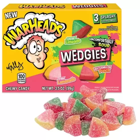 Warheads Wedgies Uncomfortably Sour Candy