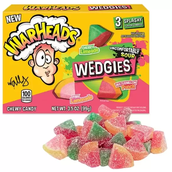 Warheads Wedgies Uncomfortably Sour Candy