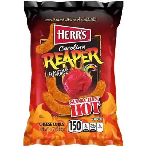 Herr's Carolina Reaper Extra Hot Cheese Curls