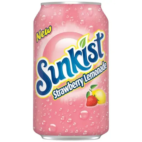 Sunkist Strawberry Lemonade Soda Drink