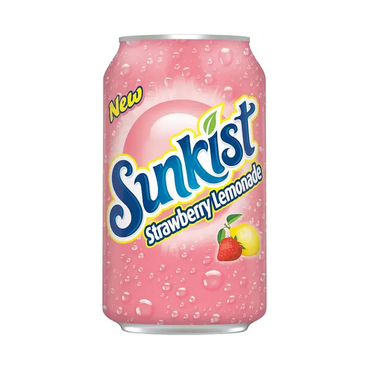 Sunkist Strawberry Lemonade Soda Drink