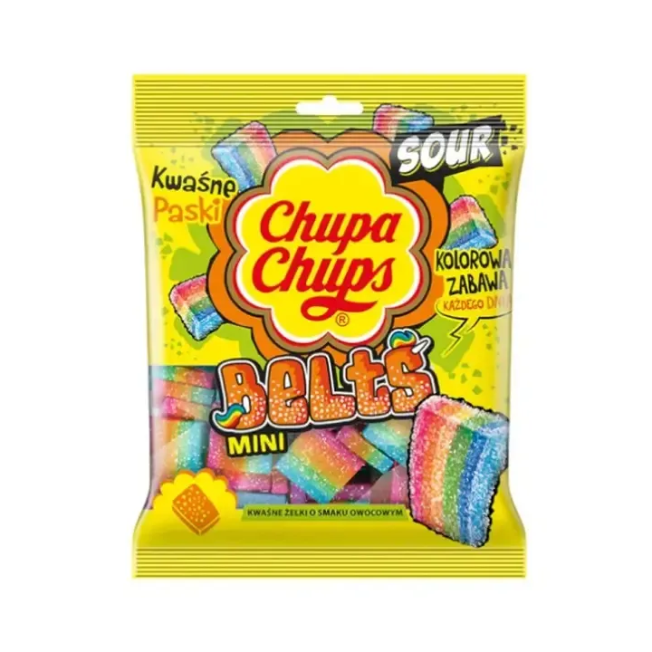 Chupa Chups Mini Sour Belts Candy