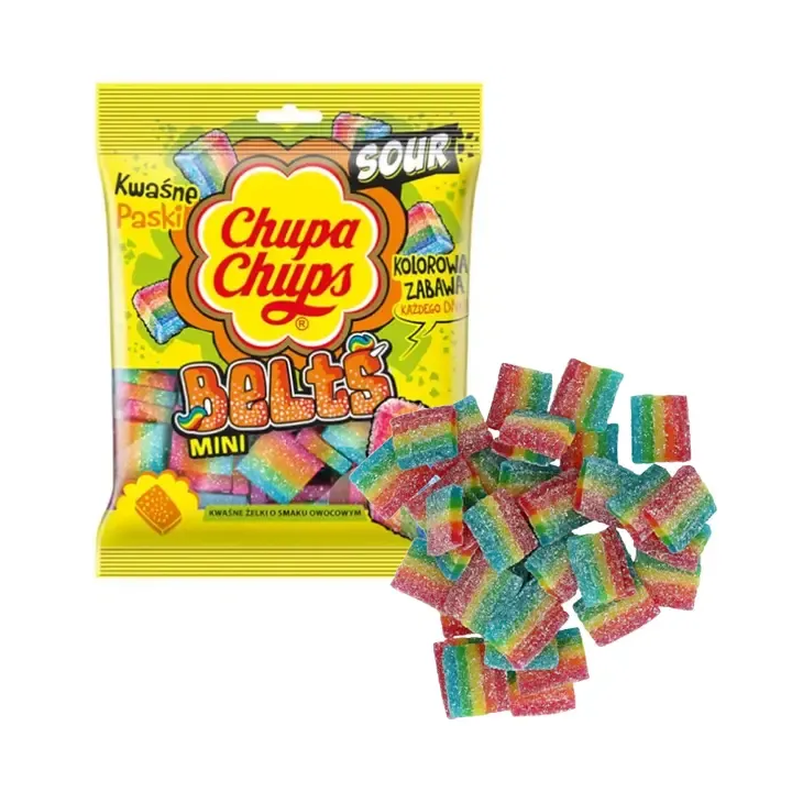 Chupa Chups Mini Sour Belts Candy