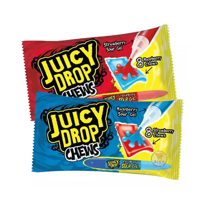 Juicy Drop Chews Sour Gel Chewy Sweets Candy