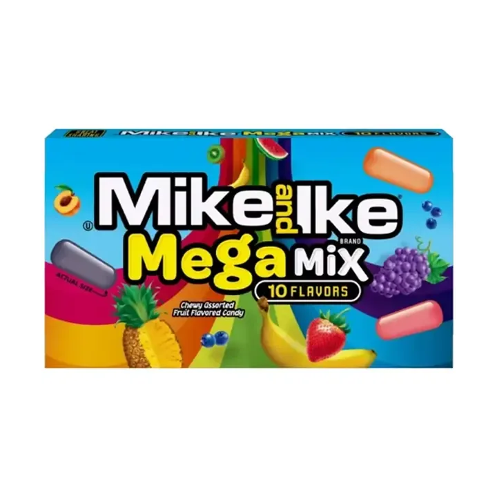Mike and Ike Mega Mix Chewy Assorted Candy