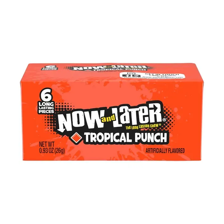 Now & Later Tropical Punch Chews Candy
