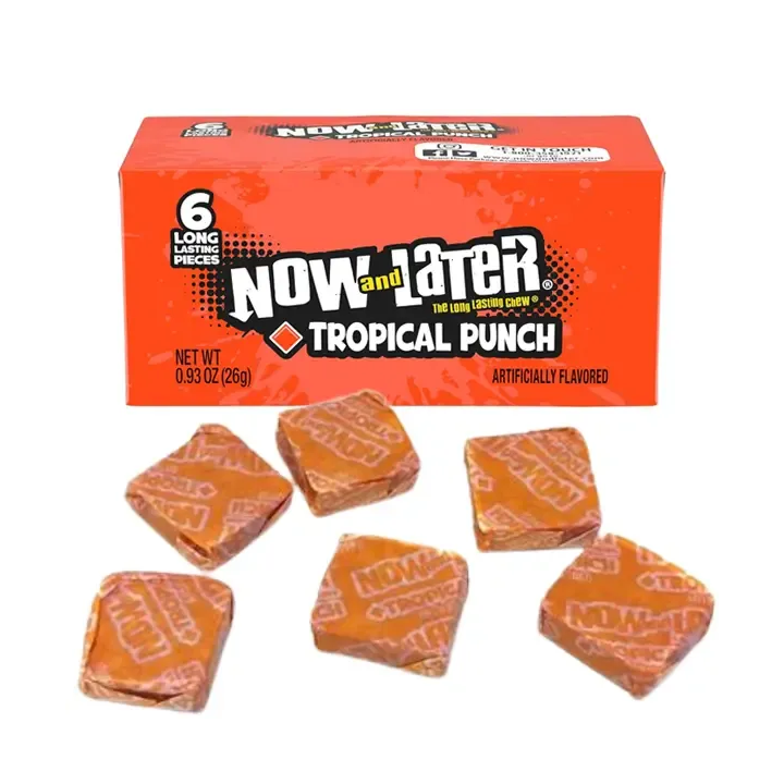 Now & Later Tropical Punch Chews Candy