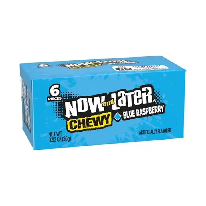 Now & Later Blue Raspberry Chews Candy