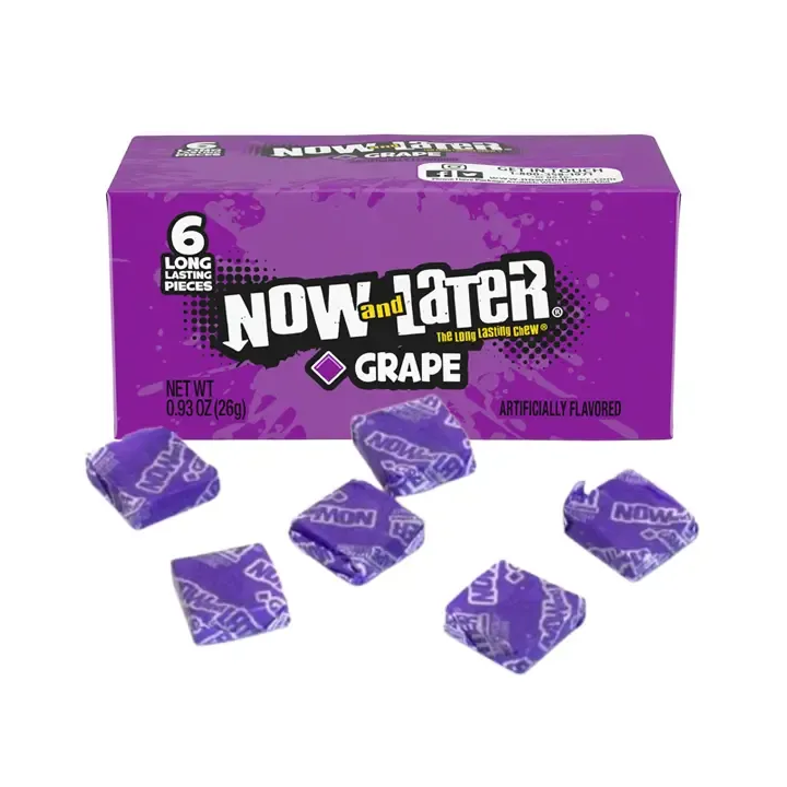 Now & Later Grape Chews Candy