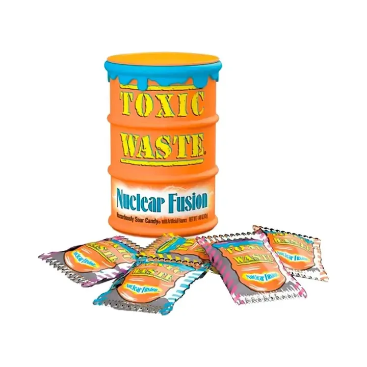 Toxic Waste Nuclear Fusion Sour Candy Drum