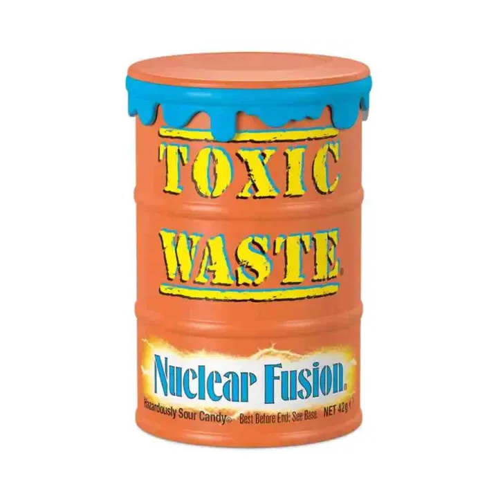Toxic Waste Nuclear Fusion Sour Candy Drum
