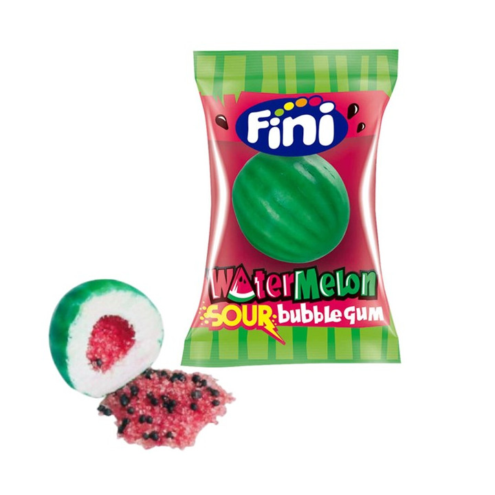 Fini Watermelon Sour Bubble Gum