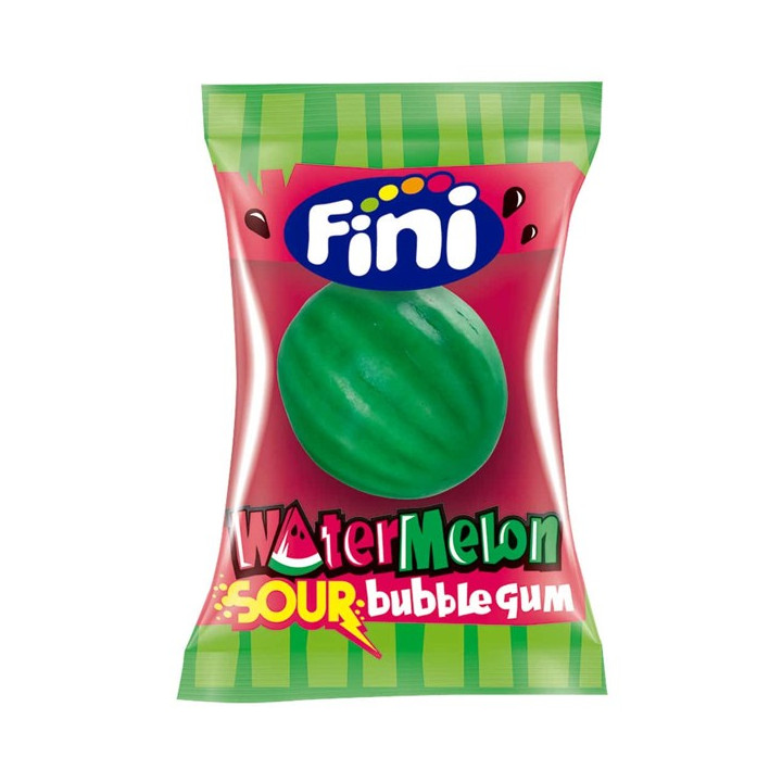 Fini Watermelon Sour Bubble Gum