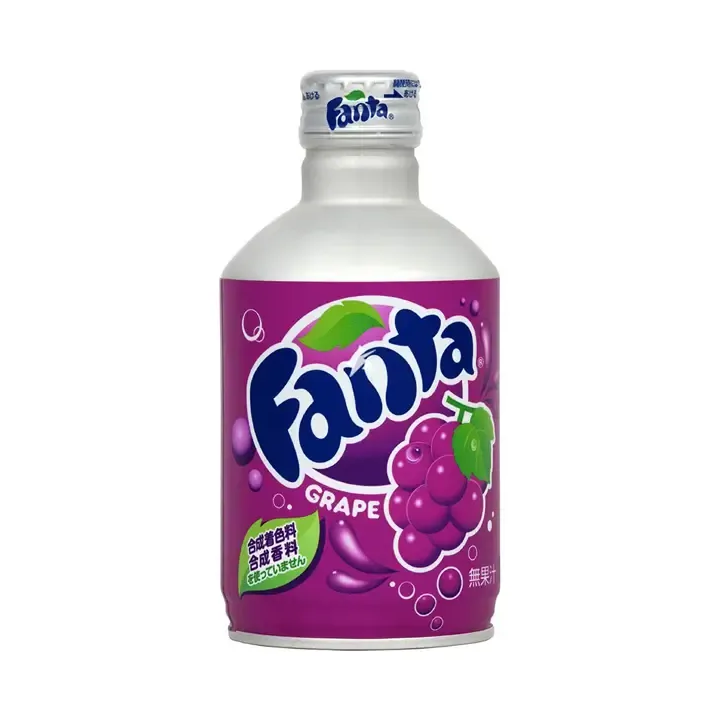 Fanta Grape Flavour Aluminium Bottle