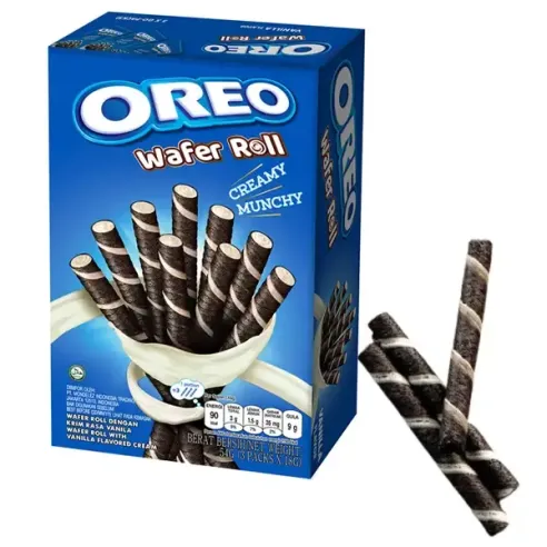 Oreo Wafer Rolls Vanilla Flavored Cream