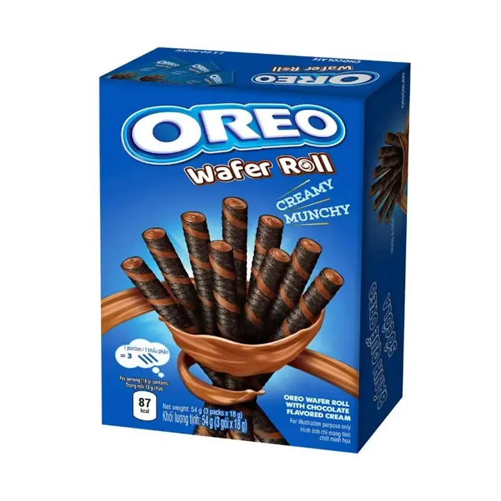 Oreo Wafer Roll Chocolate Flavour Cream