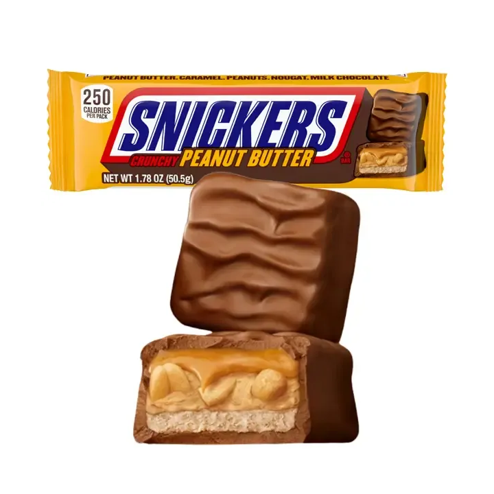 Snickers Crunchy Peanut Butter Squared Candy Chocolate Bar