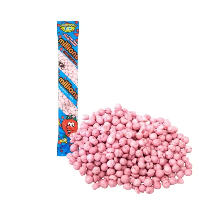 Millions Strawberry Strawberry Flavour Chewy Sweets Candy