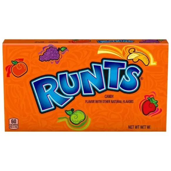 Runts Fruit Shaped Crunchy Candies Hard Chewy