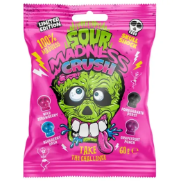 Sour Madness Crush Skull Shock Hard Candy
