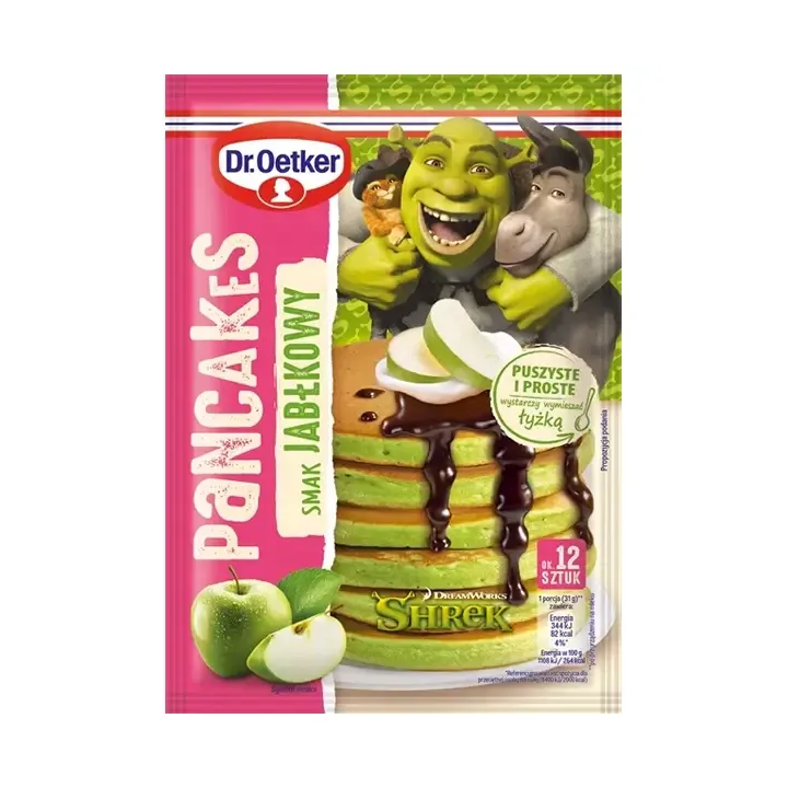 Dr. Oetker Shrek Pancakes Apple Smak Jablkowy